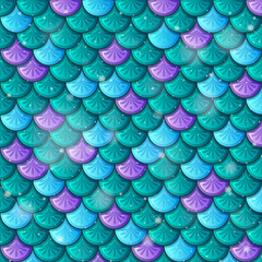 Fish scale seamless pattern background