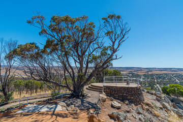 Mount Brown Lookout with views of the town of York and Mt Bakewell