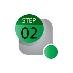 step 02 label vector template design illustration