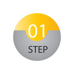 step 09 label vector template design illustration