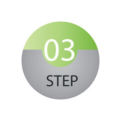 step 03 label vector template design illustration