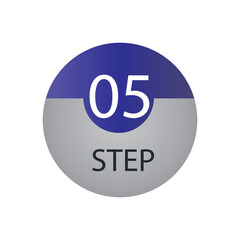 step 05 label vector template design illustration