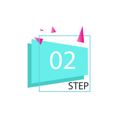 step 02 label vector template design illustration