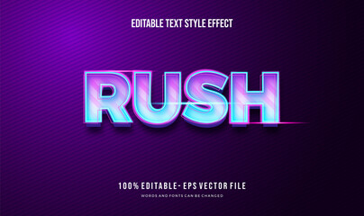 Modern Editable text style effect . Vector File Editable  