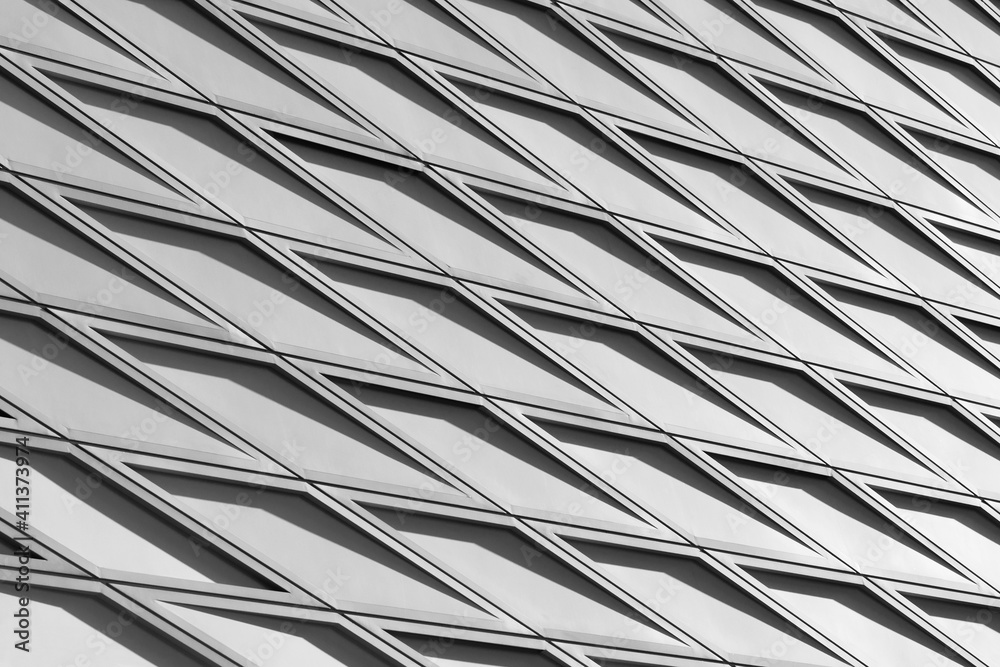 Aufkleber exterior of modern architecture. building abstract background