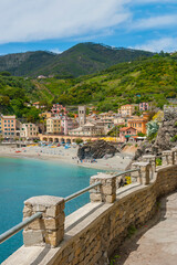Fototapeta na wymiar Idyllic landscape of Monterosso al Mare, Cinque Terre, Italy