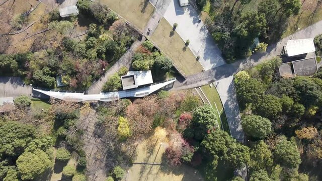Aerial photography of Hangzhou City Park
