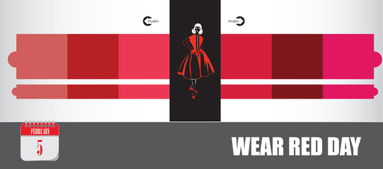Card Wear Red Day