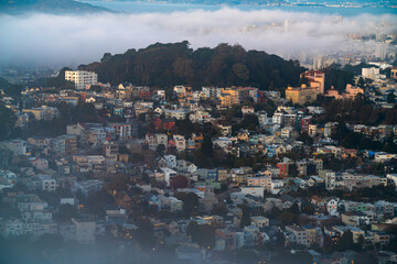 San Francisco on Foggy Day