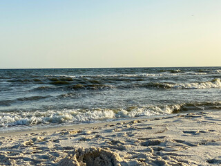 Fototapeta premium beach at sunset