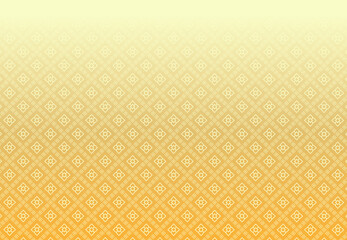 Golden Thai pattern on a white background, wall decoration pattern in Thai temples. vector illustration