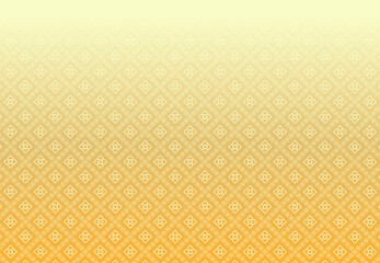 Golden Thai pattern on a white background, wall decoration pattern in Thai temples. vector illustration