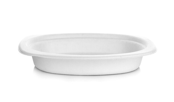 Paper Plate on white background