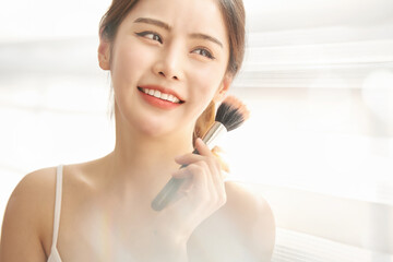 여성 미용 뷰티 모델