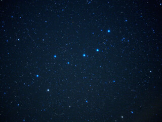 天高く輝く北斗七星