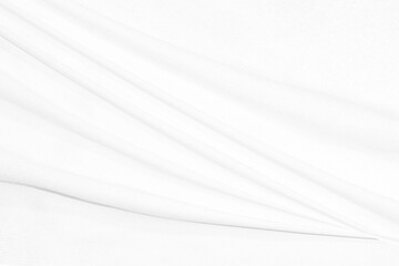 beauty white textile clean and soft fabric abstract smooth curve shape decorate fashion background