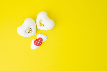 heart shaped candies