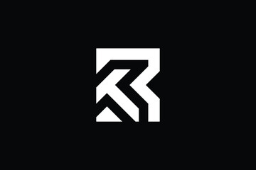 RT logo letter design on luxury background. TR logo monogram initials letter concept. RT icon logo design. TR elegant and Professional letter icon design on black background. T R RT TR - obrazy, fototapety, plakaty