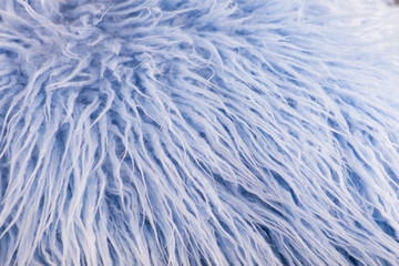 soft blue color faux fur fabric fluffy background