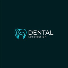Modern and unique logo about teeth, dental with geometric lines.
EPS 10, Vector.
