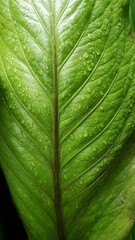 Close up photo of a large anthurium 