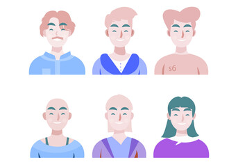 Obraz premium simple vector avatar flat design