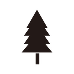 pine trees logo icon template 