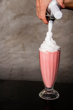 Malteada de fresa