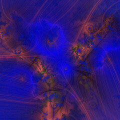 Blue galaxy skuy design abstract background