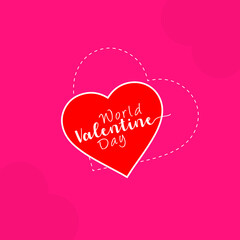 World Valentine Day. love background