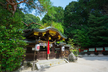 京都　八大神社の本殿