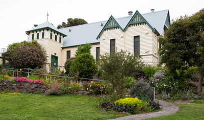 St Cuthbert's Uniting Church (built 1892) in Lorne, Victoria, Australia.