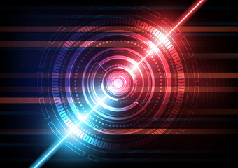 Circuit technology background with hi-tech digital data