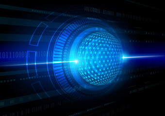 Circuit technology background with hi-tech digital data