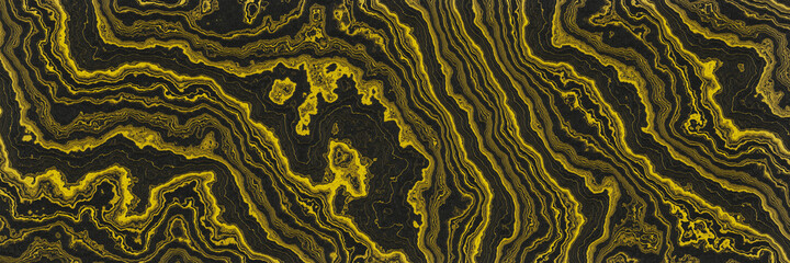 Abstract gold and black background