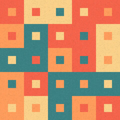 Abstract Geometric Pattern generative computational art illustration