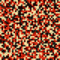 Fototapeta premium Abstract Geometric Pattern generative computational art illustration