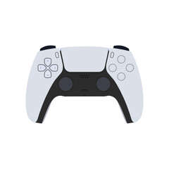 Futuristic new design console game controller, vector illustration