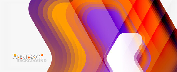 Vector 3d arrow geometric composition, abstract background for business or technology presentation, internet poster or web brochure cover, wallpaper