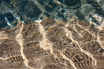 Clear water at beach