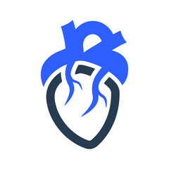 Human heart icon
