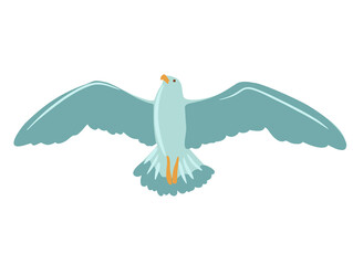 National Bird Day Vector Illustration. Image of a bird soaring in the sky. Silhouette of a bird. Feathers of a bird