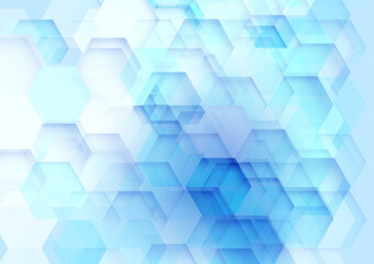  立体的なアブストラクト背景。ハニカム。