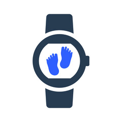 Foot steps icon