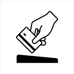 Card Swipe Icon, Debit Credit Card Swiping