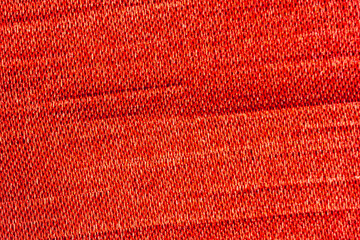 Obraz premium Texture of a canvas covered with paint close-up. Macro shooting of paint strokes