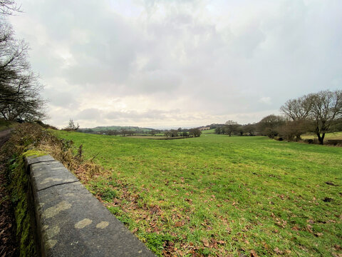 A View Of The Cheshire Plain From Peckforton Hills