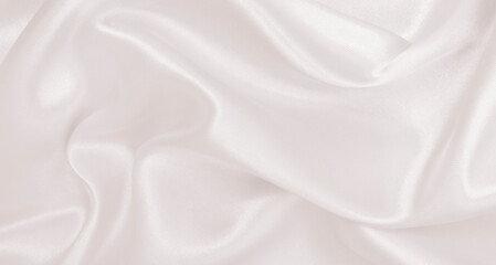 Fototapeta premium Smooth elegant golden silk or satin luxury cloth texture as wedding background. Luxurious background design. In Sepia toned. Retro style