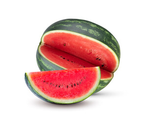watermelon on white background