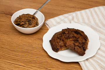 homemade cookies and a scoop of cookie dough